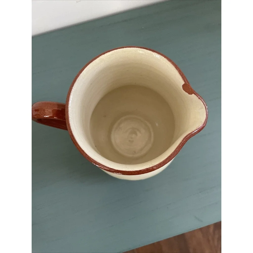 Vintage Torquay England Motto Ware Creamer 